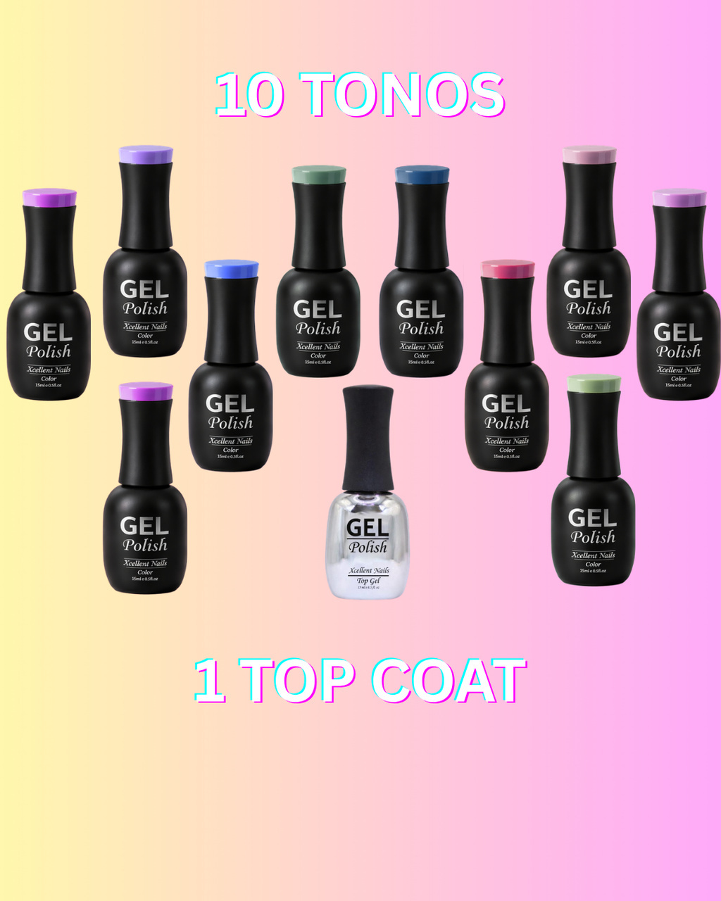 KIT INICIO (10 TONOS + 1 TOP)