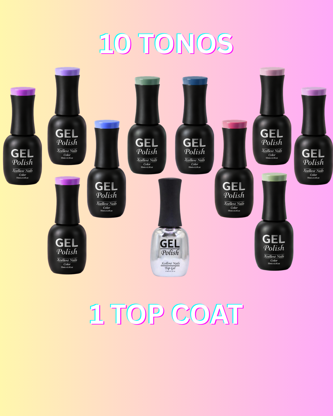 KIT INICIO (10 TONOS + 1 TOP)